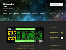 Tablet Screenshot of ghdgaming.com